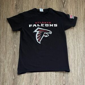 Delta Kids Atlanta Falcons Black Tee with Red & White Logo